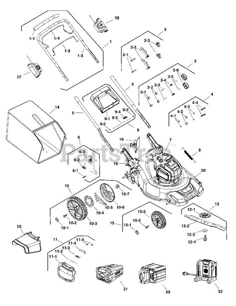 walk behind snapper self propelled lawn mower parts diagram